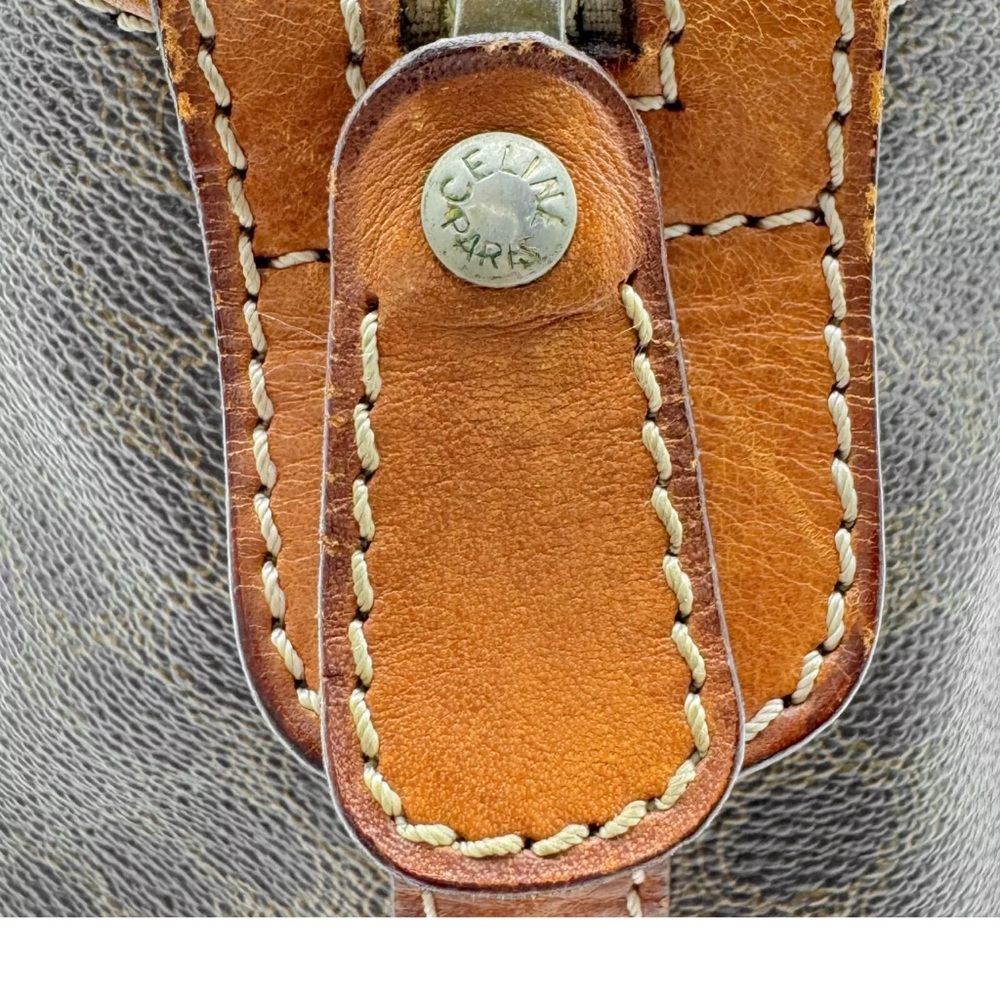 Brown Patterned Handbag - image 6